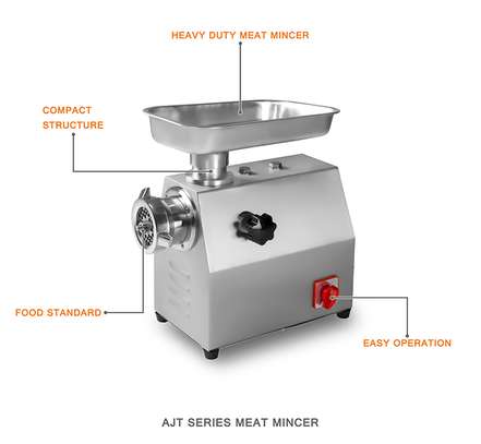stainless steel semi-automatic meat grinder mincer electric meat grinder meat mincer TK 22 image 1