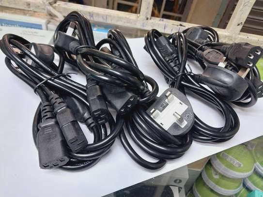 Dual power cable for PC, monitor and UPS (1.5 m) image 1
