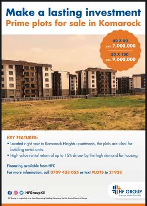 128 m² commercial land for sale in Baraka/Nyayo image 1