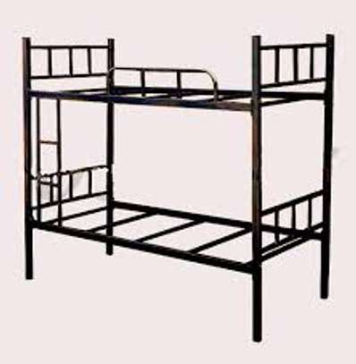Sleek and durable school double decker beds image 2