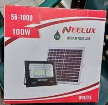 100W Quality Outdoor Security Solar Floodlight. image 1