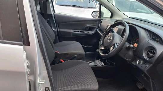 Toyota vitz white color hybrid 1300cc fully loaded 2018. image 5