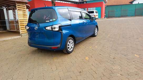 Toyota Sienta non hybrid blue color 2018 fully loaded. image 1