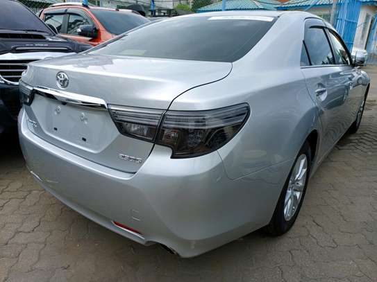 Toyota mark X silver image 1