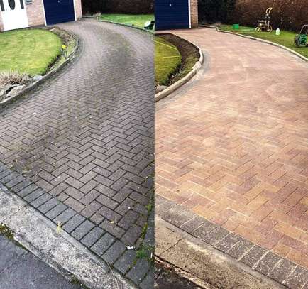 Driveway,terazzo and cabro cleaning and maintenance image 8