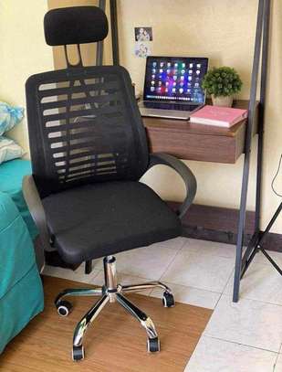 Office Chair; Fancy Ergonomic Headrest Office Chair image 3