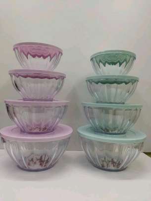 Stackable 4 in1 storage bowls image 1
