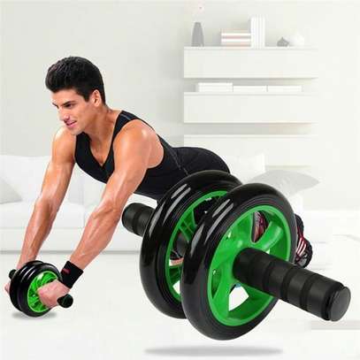 Abs Roller Workout Arm And Waist Fitness Exerciser Wheel image 1