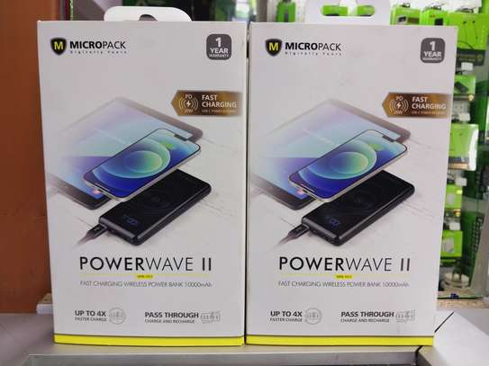 Micropack Wireless Powerbank Powerwave II Quick Charge & P image 2