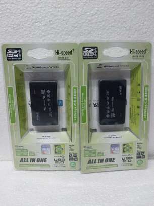 All In One Memory Card Reader USB 2.0 Hi-Speed+ 480mbps image 1