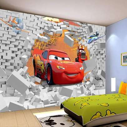 unique 3d wall murals image 1