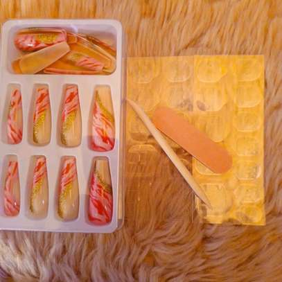 Reusable press on nails 24 pieces image 5