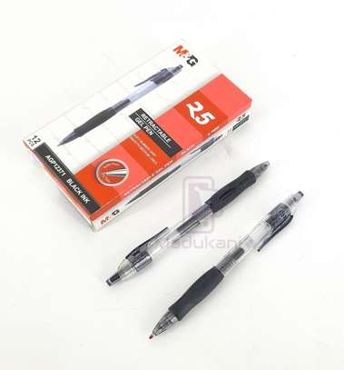 12PCS Retractable Gel Ink Pens with Comfort Grip 0.7mm image 4