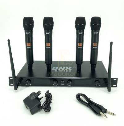 BNK BK8400 UHF Wireless Microphone System with 4 Mics image 2