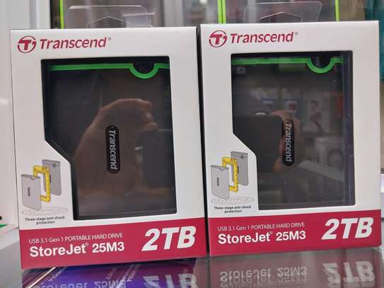 Transcend 2TB External Hard Disk Drive USB 3.0 image 1
