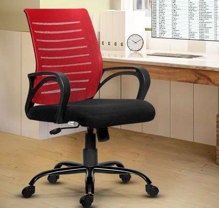Office Chair: Medium Mesh Office Swivel Seat image 1