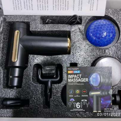 Hot and cold impact pro therapy massage gun image 1