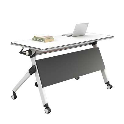 Modern White Foldable Writing Desk image 3