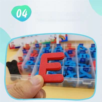 magnetic letters and numbers kit foam alphabet ABC image 2