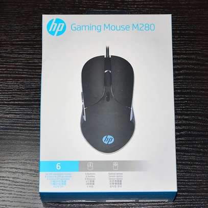 HP M280 RGB USB Gaming Mouse, Black with 6 Buttons image 1