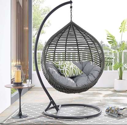 Rattan Chair :  Handwoven Hanging Rattan Chair image 11