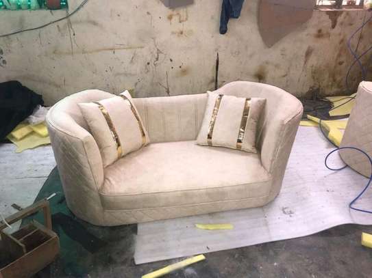 2 seater curved arms sofa image 1