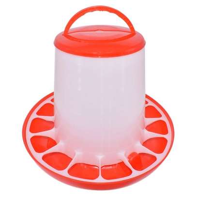 1.5 Kg Chicken Feeder with Anti-Scatter Ring image 1