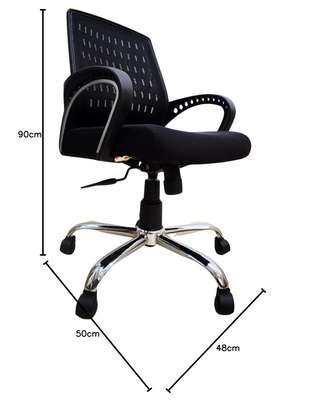 Ergonomic mid-back office seat image 2