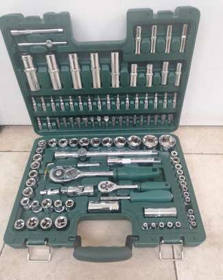 Combination Spanner Mlg Box Tool Kit 108pcs Socket Set image 1
