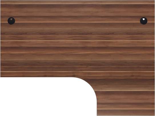 Office Desk: Curved Long Office Desk With Lockable Drawers image 3