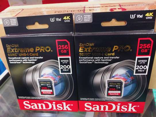 Sandisk Extreme Pro 256GB SDXC UHS-I Card For Camera image 3