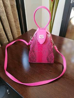 Pink handbag image 1