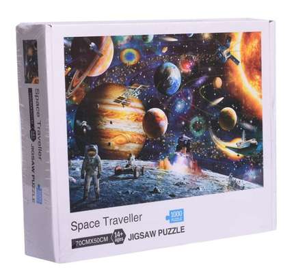 1000pcs jigsaw puzzle space Traveler image 1