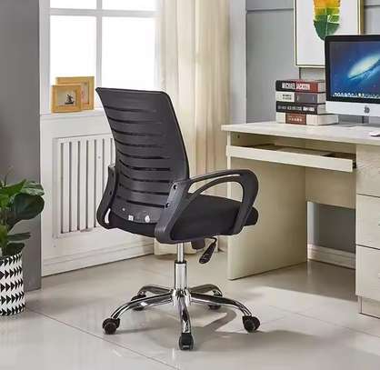 Swivel Black Mesh Office Chair Adjustable Height image 12