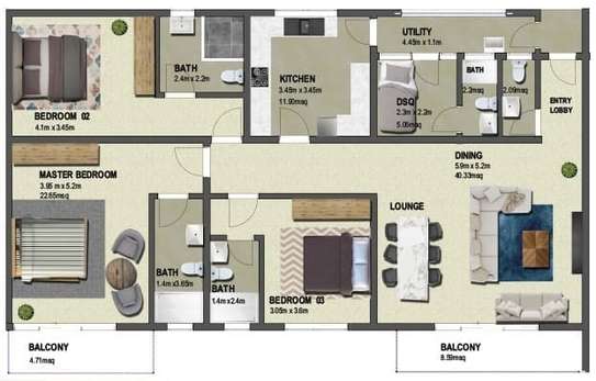 2 Bed Apartment with En Suite in Westlands Area image 12