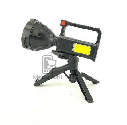 Rechargeable Flashlight w Tripod Stand Glare Lamp L832 image 2