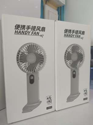 Mini Handheld Portable Fan USB Rechargeable Built-in Battery image 2
