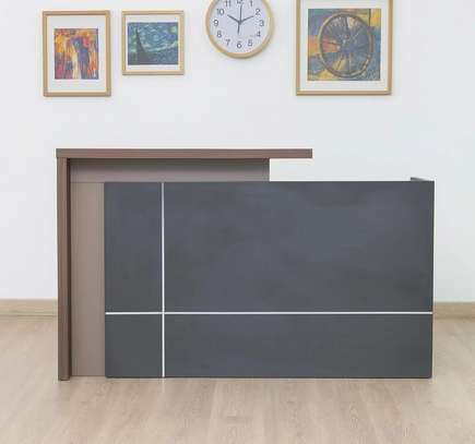 Wooden 1800mm Office Reception Desk image 7