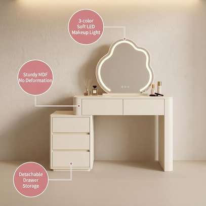 Dressers : Vanity Dressing Table with LED Lights image 7