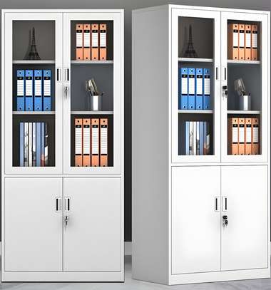 Office Cabinet: Files Display White Office Cabinet image 4