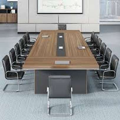 3 M Wooden Executive Boardroom Table image 2