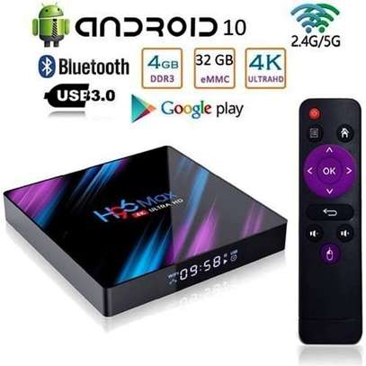 H96 Max Android smart Tv box 4GB Ram 32GB Storage image 1