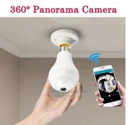 Nanny Bulb Camera , Panoramic 1080P 360 Degree image 1