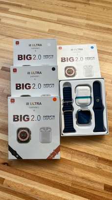 i8 Ultra 2 In 1 Smartwatch  With Free Bluetooth Earphones image 4