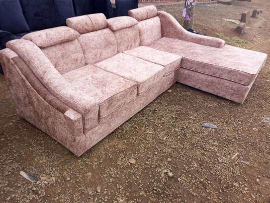 6seater L shape back permanent with cup holders image 3