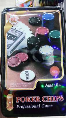 Poker Chips*In a Metal Box image 3