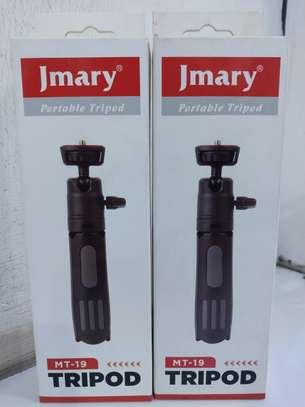 Jmary MT-19 Extendable Selfie Stick Tripod Stand – Black image 2