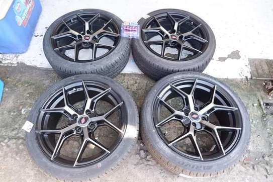 15 inch Toyota Rims with tires brand new all fitted image 1
