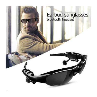 Wireless bluetooth headsets and sunglasses with mic image 1