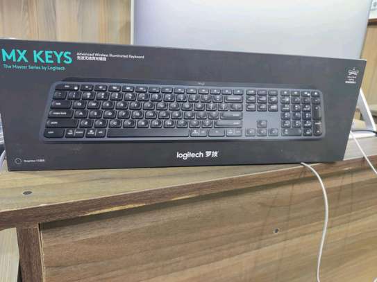 Logitech  mx keys wireless keyboard image 1